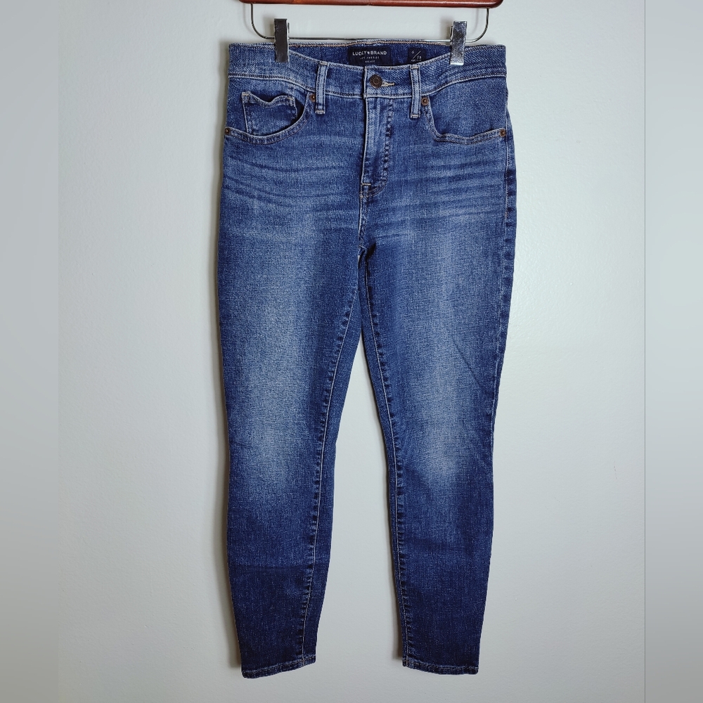 Lucky Brand Ava Super Skinny Mid Rise Jeans, Sz 6/28 R